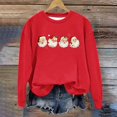 thumbnail image 4 of Odeerbi Toddler Boys Girls Christmas Crewneck Sweatshirts Fall Winter Pullover Sweatshirt Kids Long Sleeve Christmas Pattern T-shirt Sweatshirt Top Toddler Clothes Red, 4 of 4