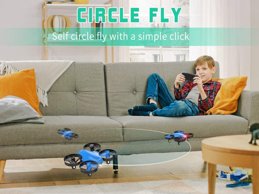 Portable RC Drone with 3 Batteries 3 Speed Mode & Altitude Hold Circle Fly 3D Flip Toss Fly Great Gift/Toys for Boys & Girls SNAPTAIN SP350 Yellow Mini Drone for Kids/Beginners 