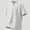 Gray, variant on FRSASU Men's Quarter Zip Athletic Shirt Loose Fit Breathable Workout Top Casual Short Sleeve Performance Training Tee White