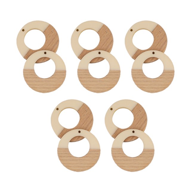 Sonducket 10 piezas colgante de de resina lindo decorativo DIY colgante hecho a mano collar pendiente joyería hallazgos Ropa, zapatos y accesorios Miscelánea Blanco Sonducket AP016182-04