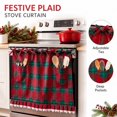 thumbnail image 6 of Oven Skirt Curtain with Tie Top, Farmhouse Decorative Stove Door Panel Curtain, Rustic Kitchen Decor for Country Home Kitchen Decoration, 6 of 6