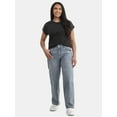 thumbnail image 2 of Time and Tru Women's Mineral Washed Dolman Tee with Rolled Cuffs, XS-XXXL, 2 of 5