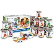 Learning Resources Alphabet Soup Sorters Early Phonics ABCs Alphabet Awareness Recognition 208 Pieces Ages 3
