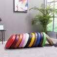 thumbnail image 3 of New Synthetic Leather Round Cushion Sofa Chair Stool Seat Foam Cushion Chair Pads Office Vehicles Home Waterproof (P55,40x40x8cm), 3 of 7