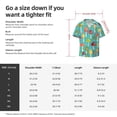 thumbnail image 7 of Vsdgher Mushrooms Print Men's Wrinkle Free Untucked Cuban Shirt Business Casual Button Down Shirts Short Sleeve Shirt, 7 of 7