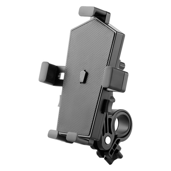 360° Rotatable One Click Lock ABS Bike Phone Mount with Umbrella Holder for E Bikes