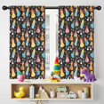 thumbnail image 5 of Blackout Kids Curtains,Black Princess Castle Pattern Childrens Insulated Curtains Set Of 2,Bedroom Essentials,Toddler Room Decor 42"x54", 5 of 5