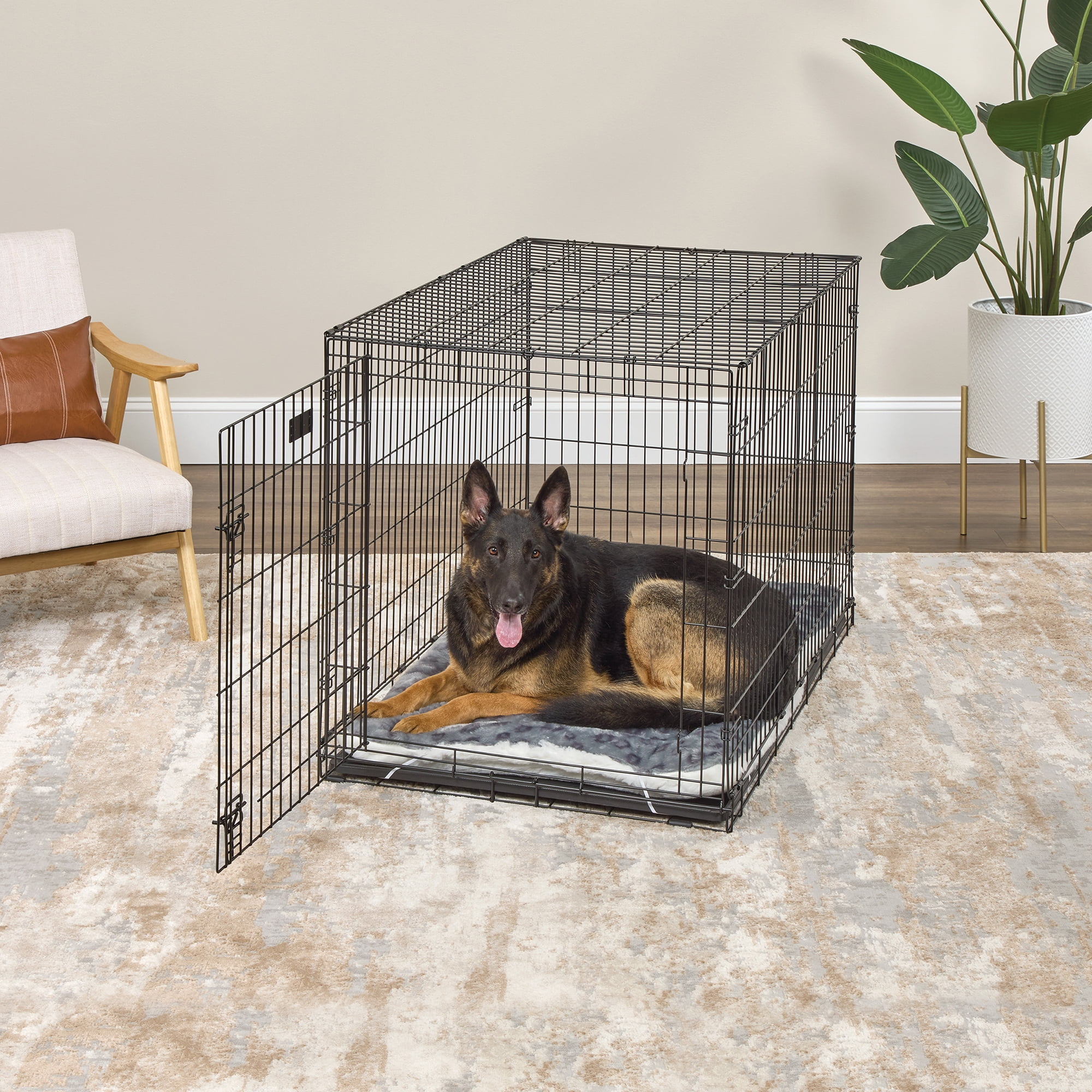 MidWest Homes for Pets 48inch Reversible Pet Bed; Great for Extra Large Dog Breeds; Spotted Gray