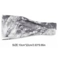 thumbnail image 4 of Minnieouse Diadema deportiva Elástico Tie Dye Fitness Yoga Bandas para el cabello Secado rápido Multicolor Accesorios para peinados para tenis Baloncesto Accesorio para el cabello Gris Minnieouse AP008818-07, 4 of 6