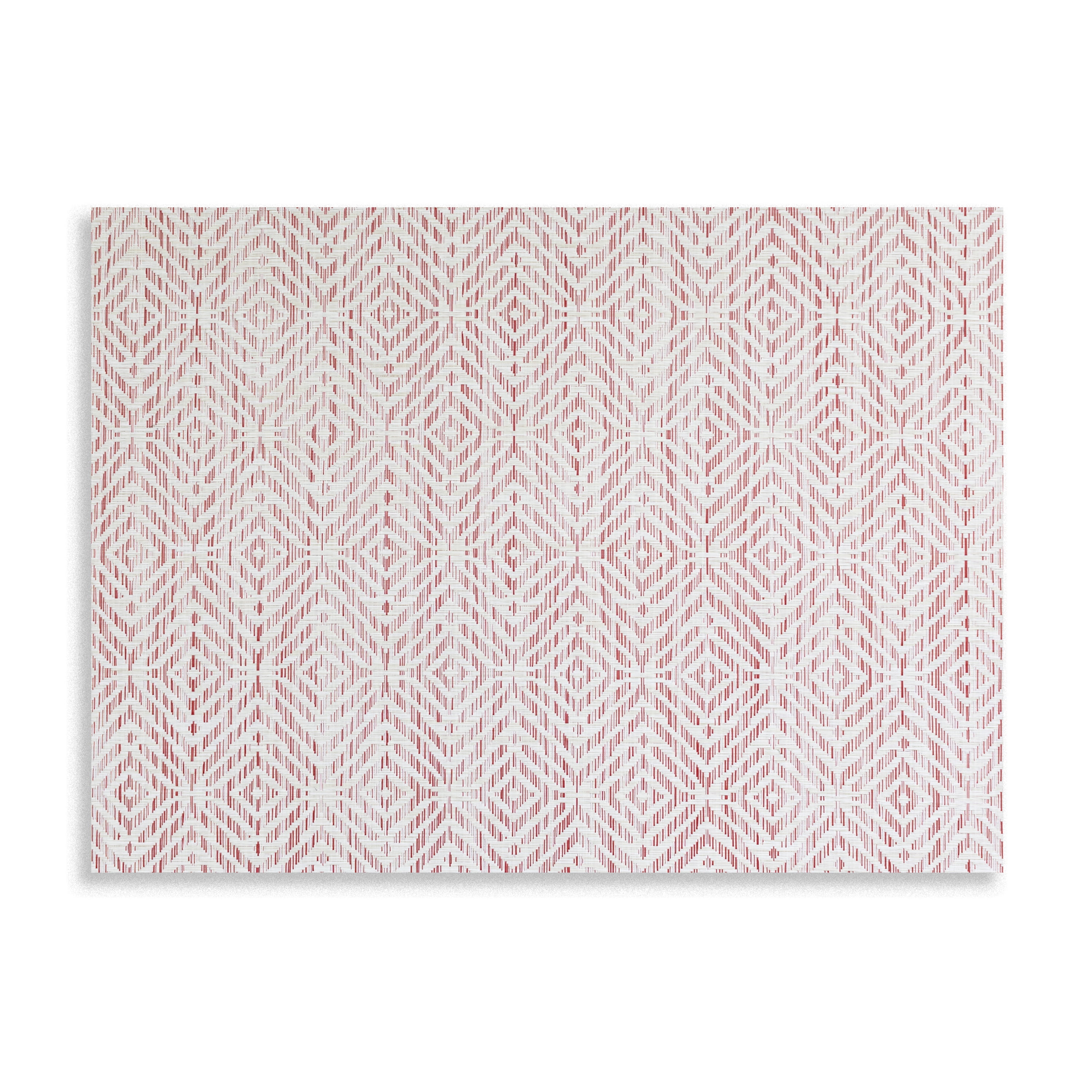 Mainstays Marlin Woven Vinyl Placemat Red Sedona 14 x 19