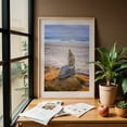 thumbnail image 6 of Zen Stones, Torrey Pines - California Photography Oak Framed Wall Art Print 12 x 18 inches, 6 of 59