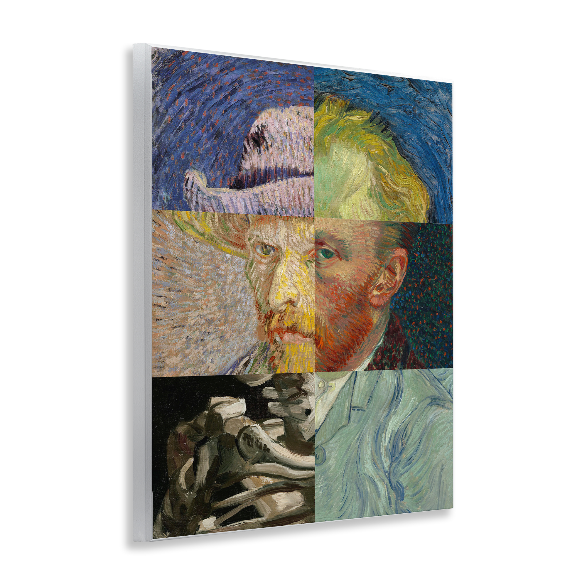 Collaged Van Gogh Portraits Wall Plaque Art, design by Masters Redux
