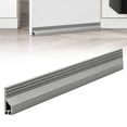 thumbnail image 2 of Door Bottom Seal, Cuttable Draft Stopper, Self-Adhesive TPE Brush Weather Stripping for Wooden, Glass, Aluminum Sliding Doors, Interior/Exterior Doors to Block Wind, Dust, Noise, Hot/Cold Air, 2 of 9