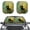 Black Cat Wildflower Pattern, variant on XYZCANDO Vehicle Front Window Sun Shade with Stained Glass Dragonfly Design, 2 Pack for Blocking Heat and Protecting Vehicle Interior