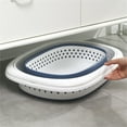 thumbnail image 6 of Collapsible Laundry Basket, Collapsible Laundry Basket with Handles, Foldable Laundry Basket Plastc,Pop Up Tall Storage Container/Organizer/Clothes Hamper for Laundry, 12.8x16.73x11.02", 6 of 8