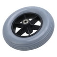 thumbnail image 3 of Rueda para silla de ruedas, silla de ruedas eléctrica gris de 194 mm Rueda para silla de ruedas eléctrica Rueda para silla de ruedas de PU Valor inmejorable NikouMX herramienta, 3 of 8
