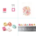 thumbnail image 5 of Kovict 10/20 piezas nuevas cuentas de silicona impresas de 15 mm, cuentas redondas de flores de leopardo para hacer joyas, collares, pulseras, accesorios, 5 of 5