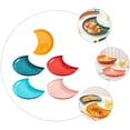 thumbnail image 4 of 5 unids plástico plástico bandeja creativa fruta placa aperitivo postre bandeja placa de pastelería color mezclado, 4 of 8
