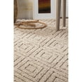 thumbnail image 4 of SAFAVIEH Natura Glenda Geometric Diamonds Wool Area Rug, Beige, 5' x 8', 4 of 5