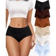 thumbnail image 1 of Paquete de 6 Calzones Sin Costuras de Cintura Alta DWGVVX para Mujer, 1 of 8