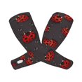 thumbnail image 2 of Yiaed Red Ladybugs On Dark Background Print Arm Sleeves,Cooling UV Sun Protection Sports Compression for Men/Women, 2 of 6