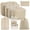 Beige, variant on HonorHut 8 Set Packing Cubes Lightweight Organizer Bags Mesh Luggage Packing Bags Durable Storage Totes Travel Essentials Accessories Pink