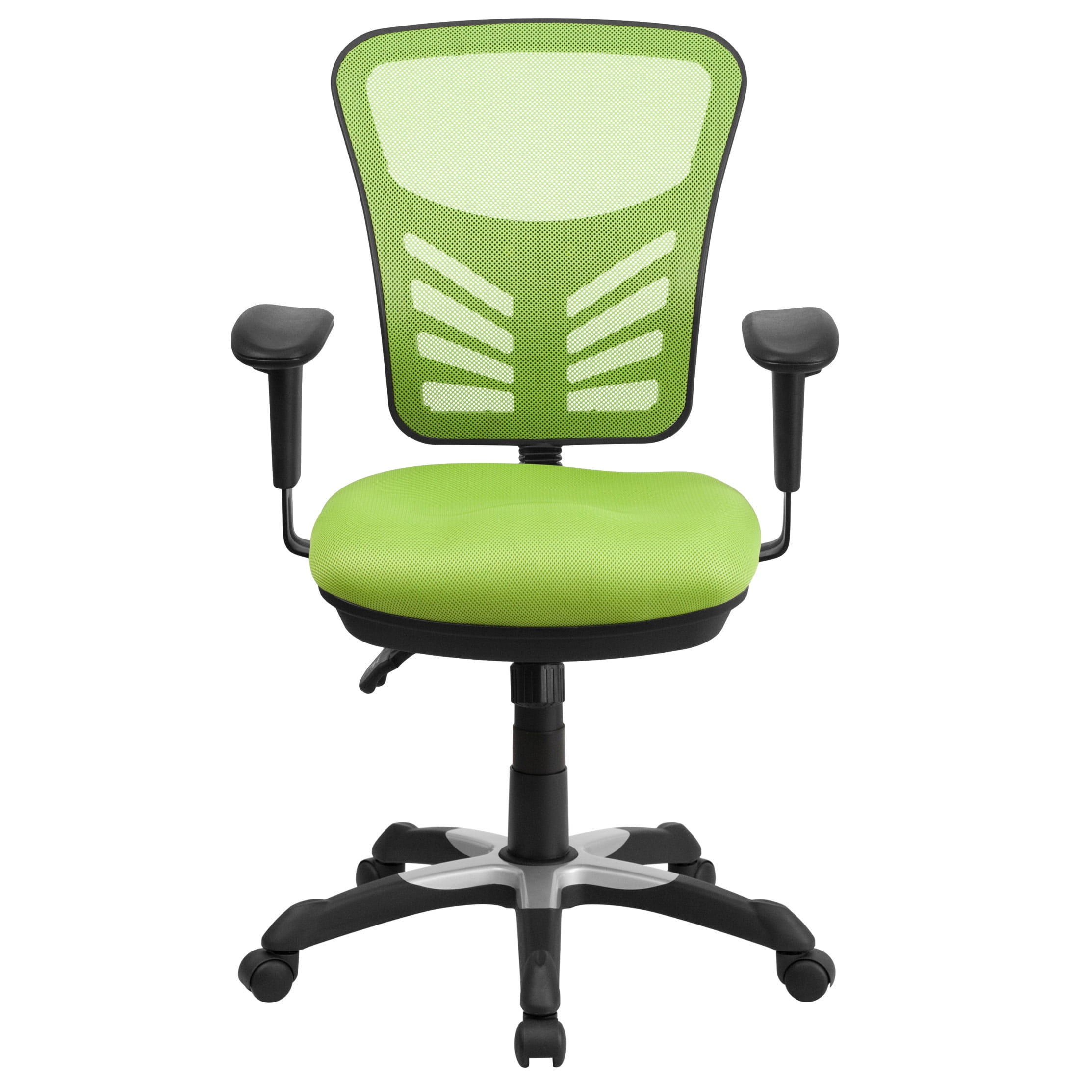 Flash Furniture Nicholas Ergonomic Mid-Back Swivel Office and Gaming Chair, Green