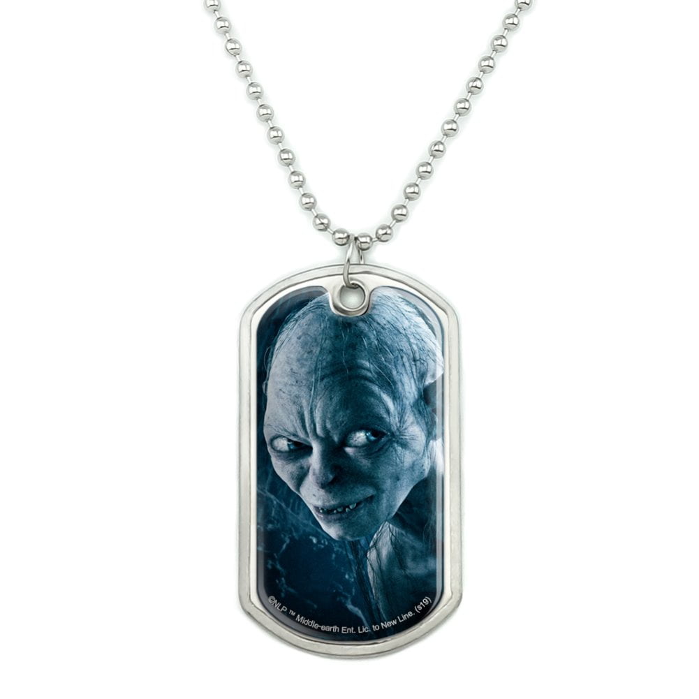 The Lord of the Rings Gollum Character Military Dog Tag Pendant ...