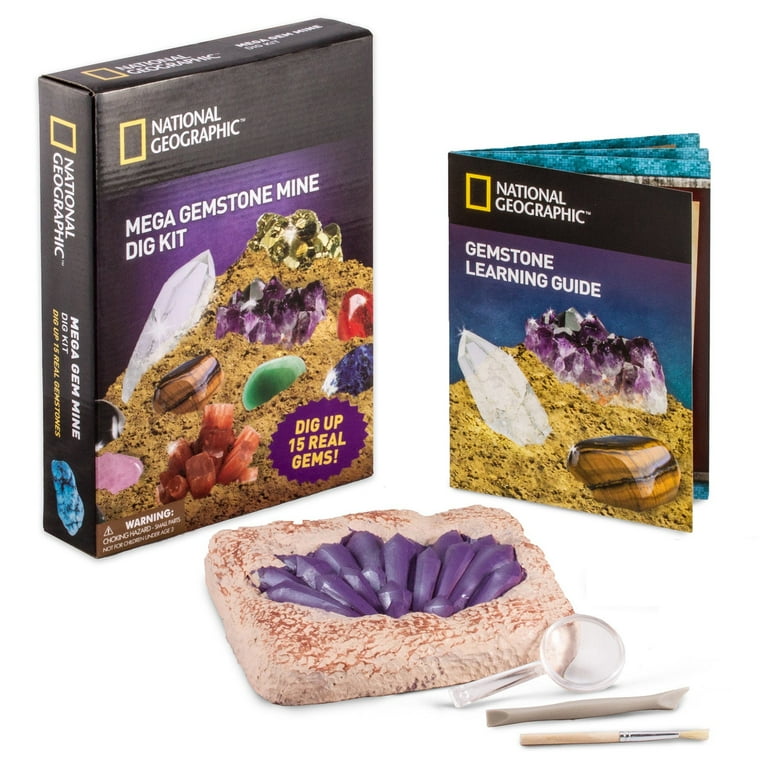 National Geographic Super Gemstone Dig Kit - Walmart.com