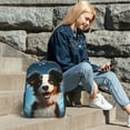 thumbnail image 6 of Kdxio Playful Smile Cute Dog Clear Backpack, Transparent Bookbag for School for Women Men, Capacity Clear Bag for College, Travel, 6 of 7