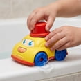 thumbnail image 4 of Cartoon Wind Up Amphibious Vehicle Rotating Land and Water Car for Bathtub and Floor Play Fun Clockwork Action Floating Toy Vehicle with Manual Drive Yellow, 4 of 6