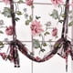thumbnail image 5 of Cortina de ventana romana con flor de peonía transparente para cocina, cenefa, cortinas de gasa semitransparentes, tratamiento de ventana Advancent JJ23234-01, 5 of 6
