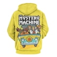 thumbnail image 3 of Scooby Doo Adult Sweater Pullover Hoodie 3D Printed Loose Hooded Long Sleeved Jackets Tops, 3 of 8