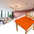 thumbnail image 4 of Fundas de asiento para sillas de comedor Fundas de asiento de silla elásticas, fundas de asiento de silla tapizadas extraíbles y lavables Fundas de cojín protectoras para cocina, oficina, 4 of 4