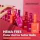thumbnail image 2 of Set de esmaltes de uñas en gel Beetles Hema Free Red, 6 colores, 90 ml, 2 of 7