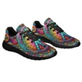 thumbnail image 6 of Hippie Peace Sign Shoes Sneakers Black Size 5, 6 of 7