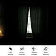 thumbnail image 6 of SMILETIME Green Velvet Curtains with Rod Pocket Thermal Insulated Soft Privacy Room Darkening Velvet Drapes for Bedroom and Living Room, Set of 2 Panels, 52 x 63 Inches Long, 6 of 7