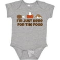 thumbnail image 3 of Inktastic I'm Just Here for the Food Boys or Girls Baby Bodysuit, 3 of 5