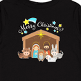 thumbnail image 4 of Inktastic Merry Christmas Cute Nativity Scene Boys or Girls Long Sleeve Toddler T-Shirt, 4 of 5