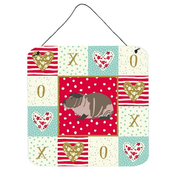 Skinny Guinea Pig Love Wall or Door Hanging Prints