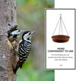 thumbnail image 3 of CATIEBYE Hanging Bird Feeders For Outdoors Round Iron Basin 1Pack, 3 of 7