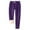 Purple, variant on Admvng Joggers for Women Warm Leisure Trousers Thermal Fleece Lining Sweatpants Winter High Waist Drawstring Thickened Outdoor Sports Pants, Size S-2XL