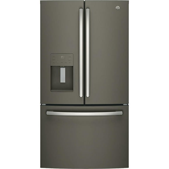 GE 25.5 Cu.Ft, French Door Refrigerator Slate- GFE26JMMES