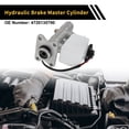 thumbnail image 3 of Unique Bargains 1 Pc Brake Master Cylinder for Toyota HILUX LN3 LN6 1983-1998 Hydraulic Master Cylinder Durable Aluminum Alloy Engine Compartment with Reservoir Silver Tone, 3 of 7