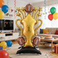 thumbnail image 4 of Globo de fiesta de nailon gigante con forma de balón de fútbol: independiente, inflable, fácil de montar, llamativo centro de mesa para días de partido, cumpleaños y celebraciones deportivas, 4 of 6