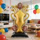 thumbnail image 4 of Globo de fiesta de nailon gigante con forma de balón de fútbol: independiente, inflable, fácil de montar, llamativo centro de mesa para días de partido, cumpleaños y celebraciones deportivas, 4 of 6