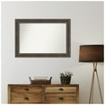 thumbnail image 7 of Amanti Art Custom Wall and Bathroom Mirror (27.5 x 39.5 in.), Rustic Pine Brown Frame, 7 of 7