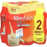 Slimfast Vanilla Shake Bonus 4 +2pk