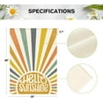 thumbnail image 5 of Hello Sunshine Classic Garden Flag 12x18 Inch Double Sided Outside, Summer Party Holiday Burlap Yard Outdoor Decoration, 5 of 6
