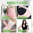 thumbnail image 4 of 2 in 1 Postpartum Belly Band Wrap(Pink), C-Section Support Belt, Post Partum Support Recovery Waist/Pelvis Belt, Belly Band Binder Girdle Stomach L, 4 of 7